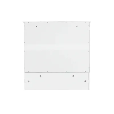 Armoire murale de salle de bain blanche, 2 portes – image 2