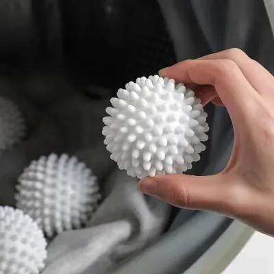 Boule de lavage blanche en silicone