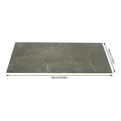 Carreaux de sol autocollants gris, motif pierre – image 3