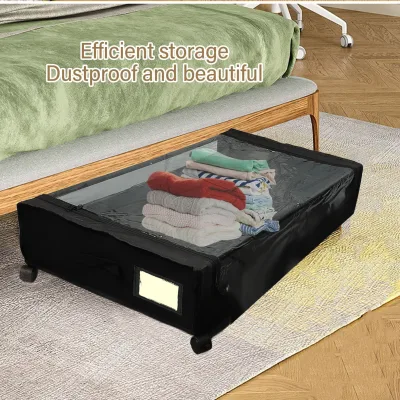Conteneur de rangement sous le lit à roulettes – image 2