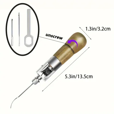 Kit de couture au point noué, 7 pièces en métal – image 3