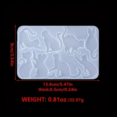 Moule en silicone pour pendentif animal de compagnie – image 2