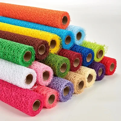 Rouleau de papier d'emballage floral, non blanchi