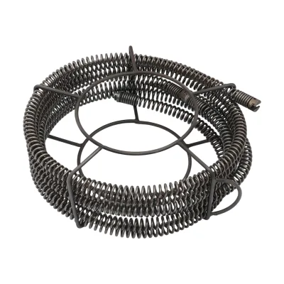 Spirale de débouchage de tuyaux en acier, 7 m