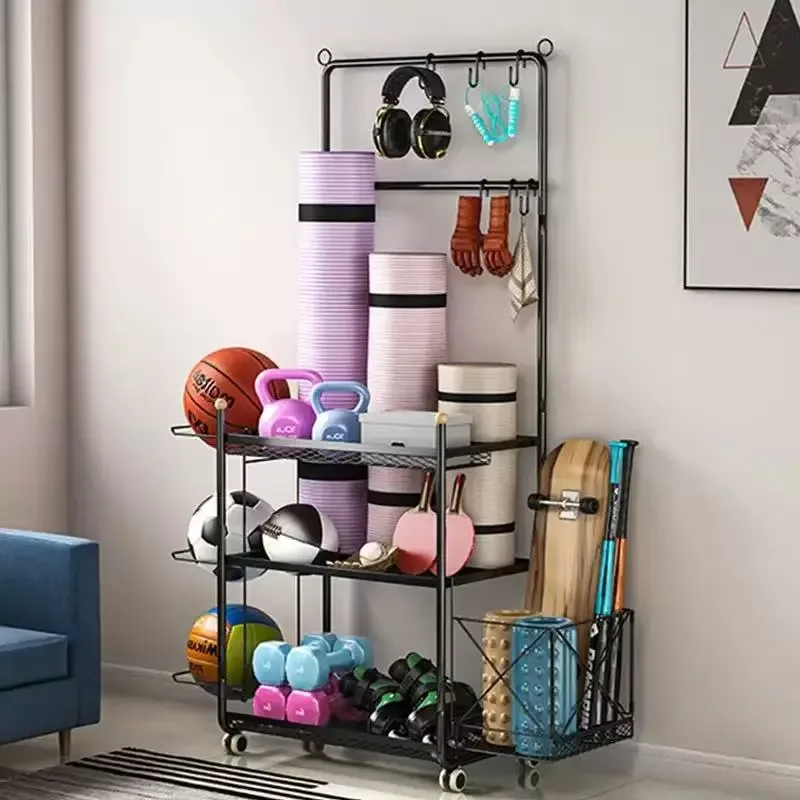 Support de rangement sur roulettes en acier
