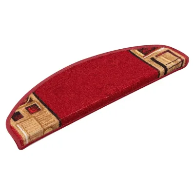 Tapis d'escalier autocollants rouges, lot de 15 – image 2