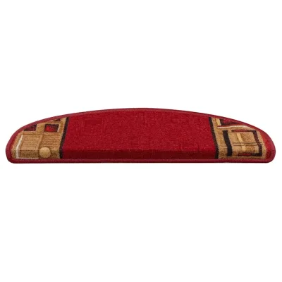 Tapis d'escalier autocollants rouges, lot de 15 – image 3